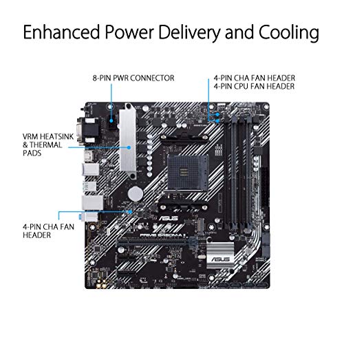 ASUS Prime B450M-A II Micro ATX Motherboard
