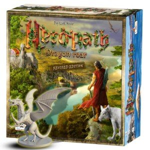 Heropath Revised Edition - Cooperative/Competitive/Solo Game Modes | Fixed Manual Cards & Mini's | Fantasy Board Game | D&D RPG Style | Adventure with Resource Management Tabletop Game | 1-4 Players