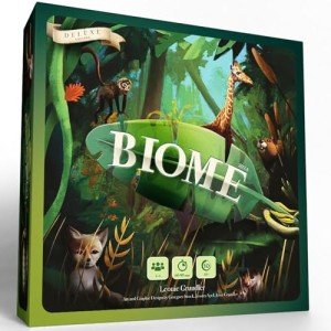 Lioness Games: Biome Deluxe - Hand Management Board Game, Nature & Seasons, Strategy Tableau Building, Educational Game, Age 10+, 1-4 Players, 60+ Min
