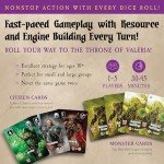 Valeria Card Kingdoms Board Game - Strategy & Dice Rolling with Resource Management - Fun for Teenagers, Adults, Family Game Night - Ages 10+, 1-5 Players