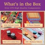 Valeria Card Kingdoms Board Game - Strategy & Dice Rolling with Resource Management - Fun for Teenagers, Adults, Family Game Night - Ages 10+, 1-5 Players