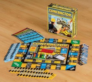 Contractor Board Game, Construction Theme