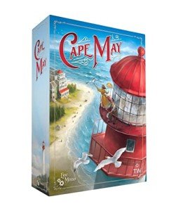 Thunderworks Games - Cape May | Seaside Resort City Building Board Game | Strategy Resource Management and Set Collection | Thematic Board Game | Ages 14+ | Family Game for 1-4 Players |60-120 Minutes