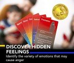 Behind the Anger Therapy Kit | Anger Management for kids | Play Therapy Games for Teens | ADHD Tools for kids | CBT Counseling Games for Anger Control Emotional Regulation | Designed for Professionals