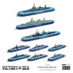 Warlord Victory at Sea Battle for The Pacific War Game - Role Playing Strategy Board Games for Adults, Table Top WWII Strategic Wargaming Kit - Tabletop Military History RPG with Terrain