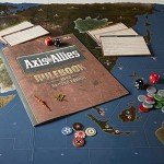 Avalon Hill Axis & Allies 1942 Second Edition WWII Strategy Board Game, with Extra Large Gameboard, Ages 12 and Up, 2-5 Players