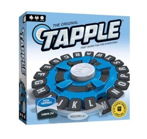 USAOPOLY TAPPLE® Word Game | Fast-Paced Family Board Game | Choose a Category & Race Against The Timer to be The Last Player | Learning Game Great for All Ages (1 Pack)