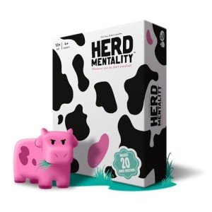 Big Potato Herd Mentality: Udderly Hilarious Board Game | Easy Setup & Play | Loved by Millions of Families & Friends | Perfect for 4-20 Players | Includes 20 Extra Online Exclusive Question Cards
