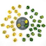 Big Discoveries Trash Dice - Fast-Paced Family Dice Game | Exciting 2-Player Board and Dice Game with Trash Can and Dice Set | for Travel, Party, and Games Night