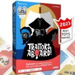 SAVANA Traitors Aboard - Award Winning Secret Identity Party Game - Fun, Bluffing and Betrayal | Easy to Learn, 15-Minute Round | Popular Card Game for 3-8 Players, Ages 10+ | Family Game