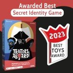 SAVANA Traitors Aboard - Award Winning Secret Identity Party Game - Fun, Bluffing and Betrayal | Easy to Learn, 15-Minute Round | Popular Card Game for 3-8 Players, Ages 10+ | Family Game