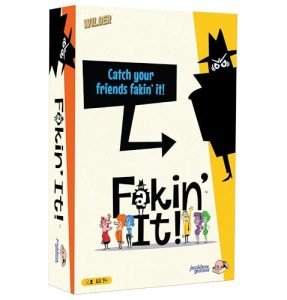 JACKBOX Games Fakin’ It Board Game – for Adults & Teens - Fun Social Deduction Card Game for Ages 14 & Up – Hilarious Board Game for Game Nights with Family, Friends & More (3-6 Players)