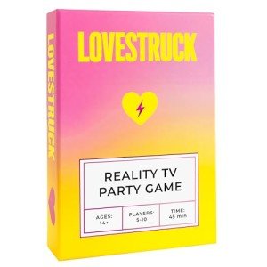 Lovestruck - Reality TV Party Board Game | 5-10 Players, for Groups, Adult Game Night, No TV Knowledge Needed, Social Deduction