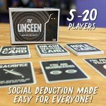 The Unseen - Who Do You Trust? - A Party Game of Secret Identities, Lies, and Deceit. - Social Deduction Made Easy - Rookie Mage Games