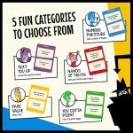 JACKBOX Games Fakin’ It Board Game – for Adults & Teens - Fun Social Deduction Card Game for Ages 14 & Up – Hilarious Board Game for Game Nights with Family, Friends & More (3-6 Players)