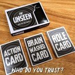 The Unseen - Who Do You Trust? - A Party Game of Secret Identities, Lies, and Deceit. - Social Deduction Made Easy - Rookie Mage Games