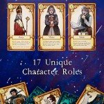 Wolves of Mercia - Ultimate Werewolf Social Deduction Strategy & Murder Mystery Board Game - 49 Jumbo Tarot Cards - Thrilling Large Group Game for 5-16 Players for Parties & Family Game Night