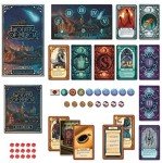 Wolves of Mercia - Ultimate Werewolf Social Deduction Strategy & Murder Mystery Board Game - 49 Jumbo Tarot Cards - Thrilling Large Group Game for 5-16 Players for Parties & Family Game Night