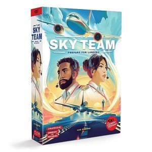 Scorpion Masqué Sky Team | Game of The Year in The USA, France, Germany, & More | Cooperative Dice Game to Land a Plane | Ages 14+ | 2 Players | 20 Minutes