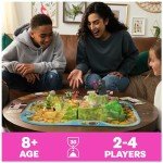 Spin Master Games, Jumanji Stampede, 3D Adventure Cooperative Board Game, for Fans of The Jumanji Movies, Face Off Against Jungle Emergencies, 2-4 Players, for Ages 8 & Up