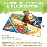 Peaceable Kingdom Dinosaur Escape Cooperative Memory Game of Logic and Luck for 2 - 4 Kids Ages 4 +