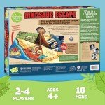 Peaceable Kingdom Dinosaur Escape Cooperative Memory Game of Logic and Luck for 2 - 4 Kids Ages 4 +