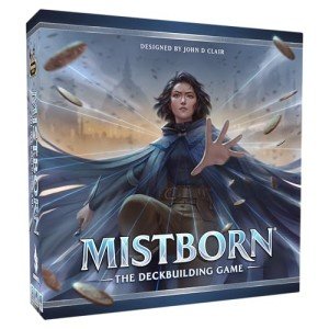 Mistborn Deckbuilding Game - Forge Alliances in Epic Metal-Burning Battles - Cooperative Card Game by Designer John - Immersive Strategic Gameplay