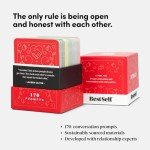 BestSelf Intimacy Deck 170 Relationship Building Conversation Cards Starters Couples Games, Meaningful Couples Card Game - Romantic Couples Strengthen Relationship Cards, and Questions for Couples