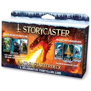 STORYCASTER Fantasy Starter Deck: 1-4 Player Creative Card Game, Ages 13 and Up, 90 Minutes Playtime, Holiday Expansion Included