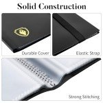 Fabmaker Premium 396 Pocket Trading Card Binder - Side Loading Collector Album for MTG, TCG, Game, Sport Cards - Red