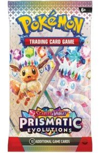 Pokemon Trading Card Game Scarlet & Violet Prismatic Evolutions Booster Pack, Random Artwork