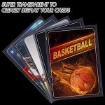 1000 Counts Card Sleeves Top Loaders for Trading Cards, Penny Soft Sleeves Baseball Card Sleeves Protectors Fit for Sports Cards, Football, Game Card