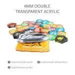 Extalas Playmat for Trading Card Game – 2-Player Trainer Mat with 37 Damage Counters and Professional Storage Bag