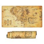 MTG Playmat TCG Playmat Board Game Card Game Trading Card Game Play mat Desk pad Original Hand-Painted Stitched Edges Smooth Surface Rubber Base Aged Map 23.5x13.7in