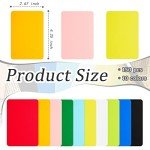 Zomiboo Tall Trading Card Dividers,10 Colors Plastic Trading Card Page Dividers for Games Sports Baseball, 2.7 x 4.2 Inch(150 Pieces)