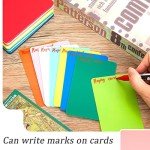 Zomiboo Tall Trading Card Dividers,10 Colors Plastic Trading Card Page Dividers for Games Sports Baseball, 2.7 x 4.2 Inch(150 Pieces)