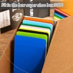 Zomiboo Tall Trading Card Dividers,10 Colors Plastic Trading Card Page Dividers for Games Sports Baseball, 2.7 x 4.2 Inch(150 Pieces)