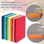 Zomiboo Tall Trading Card Dividers,10 Colors Plastic Trading Card Page Dividers for Games Sports Baseball, 2.7 x 4.2 Inch(150 Pieces)