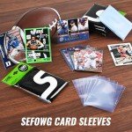 600 Counts Card Sleeves, Penny Clear Card Sleeves for Trading Cards, Baseball Card Sleeves, Trading Card Sleeve, Soft Sports Card Sleeves, Plastic Card Protector Sleeves for Football Game Cards, MTG