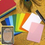 Zomiboo Tall Trading Card Dividers,10 Colors Plastic Trading Card Page Dividers for Games Sports Baseball, 2.7 x 4.2 Inch(150 Pieces)