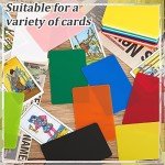 Zomiboo Tall Trading Card Dividers,10 Colors Plastic Trading Card Page Dividers for Games Sports Baseball, 2.7 x 4.2 Inch(150 Pieces)