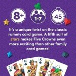 PlayMonster Five Crowns — The Game Isn't Over Until the Kings Go Wild! — 5 Suited Rummy-Style Card Game — For Ages 8+