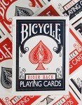 Bicycle Rider Back Playing Cards, Standard Index, Poker Cards, Premium Playing Cards, Red & Blue, 2 Count (Pack of 1)