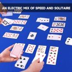 GSE Games & Sports Expert 12-Deck Nertz Card Game, Standard Playing Cards Bulk with 12 Unique Colors, Multiplayer Solitaire Cards Compatible with Poker, Blackjack, Rummy, Go Fish, Bridge