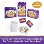 PlayMonster Five Crowns — The Game Isn't Over Until the Kings Go Wild! — 5 Suited Rummy-Style Card Game — For Ages 8+