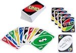 Mattel Games UNO Card Game, Multi, 8 x 3-3/4 x 81/100 in (42003)