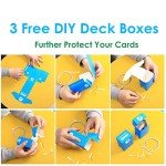 DeElf 1000 Bulk Clear Card Sleeves for Playing Card Standard Size Trading Game Fit MTG Baseball and Sport Cards Acid Free Enhance Penny Protector