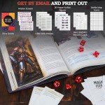 Dungeons and Dragons 2024 Player's Handbook Bundled with DND 6 Dice Sets, Flannel Bags, Complete Printable Kit - Core Rulebook with D&D Starter Set Accessory - Tabletop Board Game