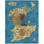 Modiphius Entertainment Ltd Legends of Avallen: Core Rulebook - Tabletop RPG Inspired by Celtic Mythology, 244 Page Hardcover