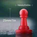 Hestya 96 Pcs Board Game Pieces Multicolor Plastic Pawn Game Pieces for Board Games Chess Components 1 Inch Game Pawns Tabletop Markers Arts and Crafts
